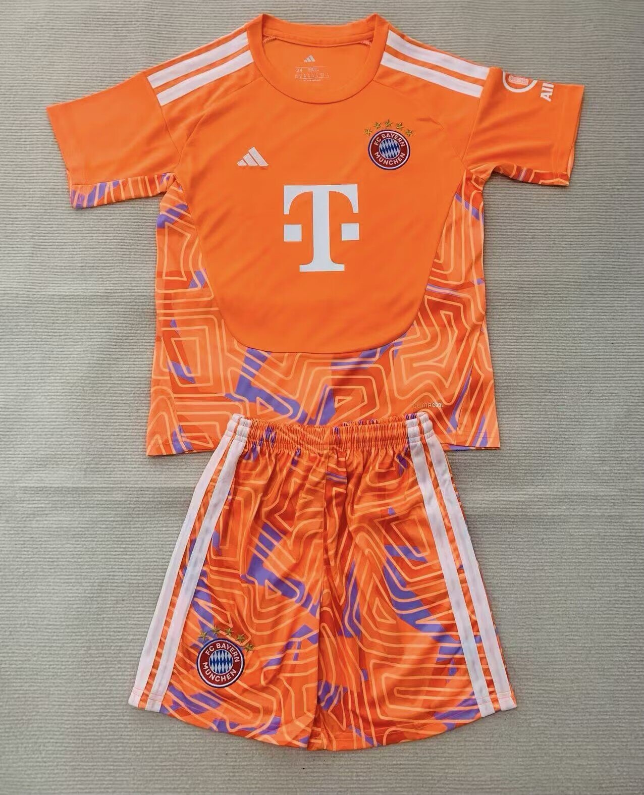 Kids-Bayern Munich 26/27 GK Orange Soccer Jersey